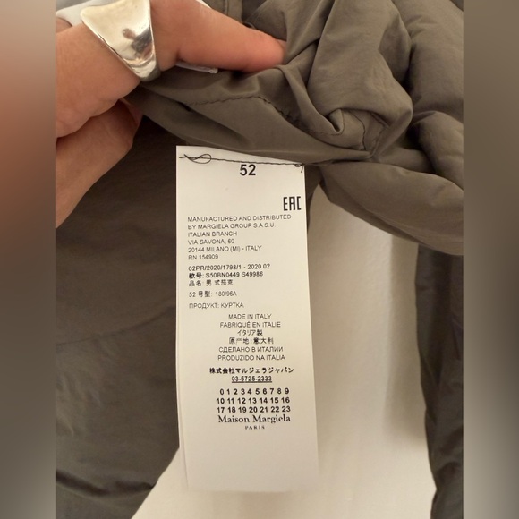 Maison Martin Margiela Recycle
Padded Jacket/ Size 52/ Nylon/KHK/S50BN0449 - Picture 5 of 8